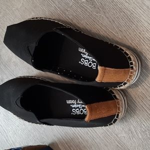 Bob by skechers size 9 women black memory espadrilles